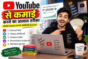 ghar baithe paise kaise kamaye . घर बैठे पैसे कैसे कमाए Youtube Kamai 300x200